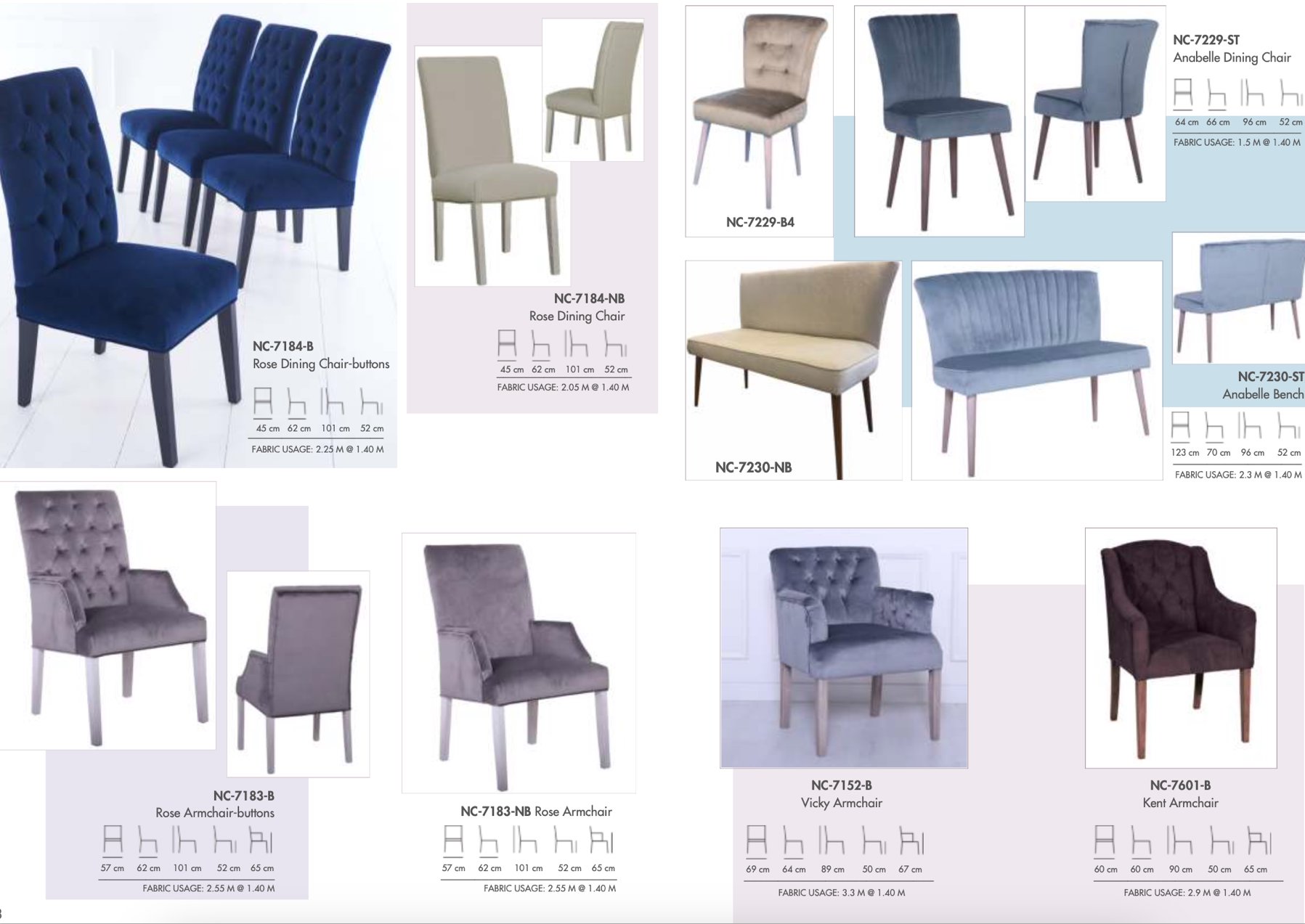 Polsterbank bequemer Esstischstuhl Lederstuhl dining chair