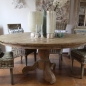 Preview: Runder-Landhaustisch-Teaktisch-rund-130-cm