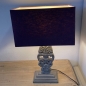 Preview: Landhausleuchte-Tischlampe-Landhausmoebel-Tischleuchte-Lotus-purple