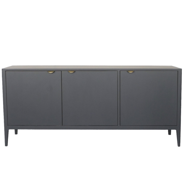 Designerboard Modernes Sideboard Schwarze Kommode V2-0886