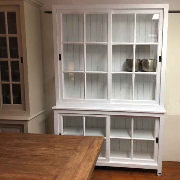 Glasvitrine Glasschrank Vitrinenschrank Bibliothek-V2-0595