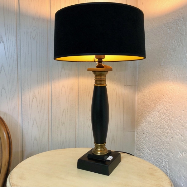 Landhausleuchte-Tischlampe-Landhausmoebel-Tischleuchte-black-goldie